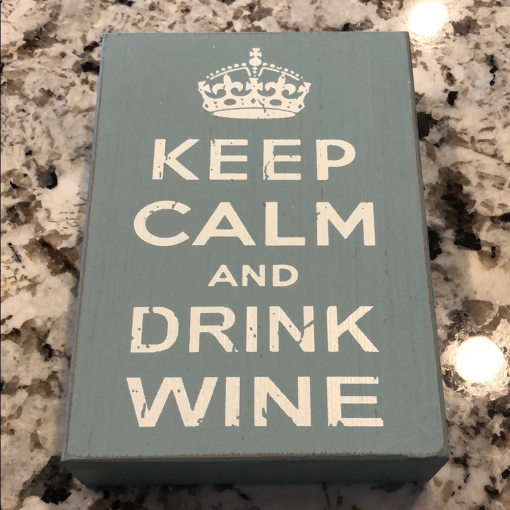 NWT Keep Calm sign 7”x5”
